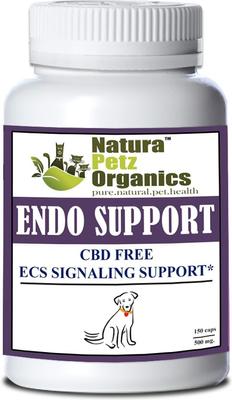 Show full view: Natura Petz Organics ENDO SUPPORT* Endocannabinoid System Support* Dog Supplement, 150 count slide 1 of 5