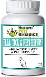 Natura Petz Organics FLEA, TICK & PEST DEFENSE* Adjunctive Insect & Pest Support* Cat Supplement
