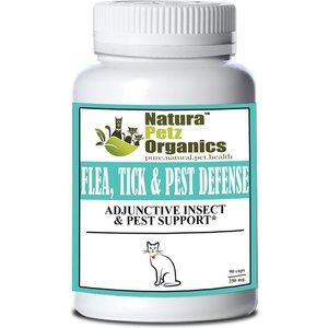 Natura Petz Organics FLEA, TICK & PEST DEFENSE* Adjunctive Insect & Pest Support* Cat Supplement