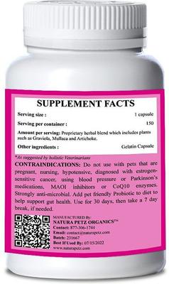 Show full view: Natura Petz Organics Get Well Soon Cat Supplement, 150 count slide 4 of 4