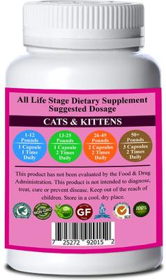 Show full view: Natura Petz Organics Get Well Soon Cat Supplement, 90 count slide 3 of 4