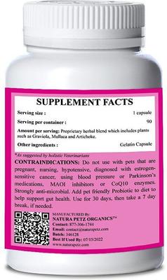 Show full view: Natura Petz Organics Get Well Soon Cat Supplement, 90 count slide 4 of 4