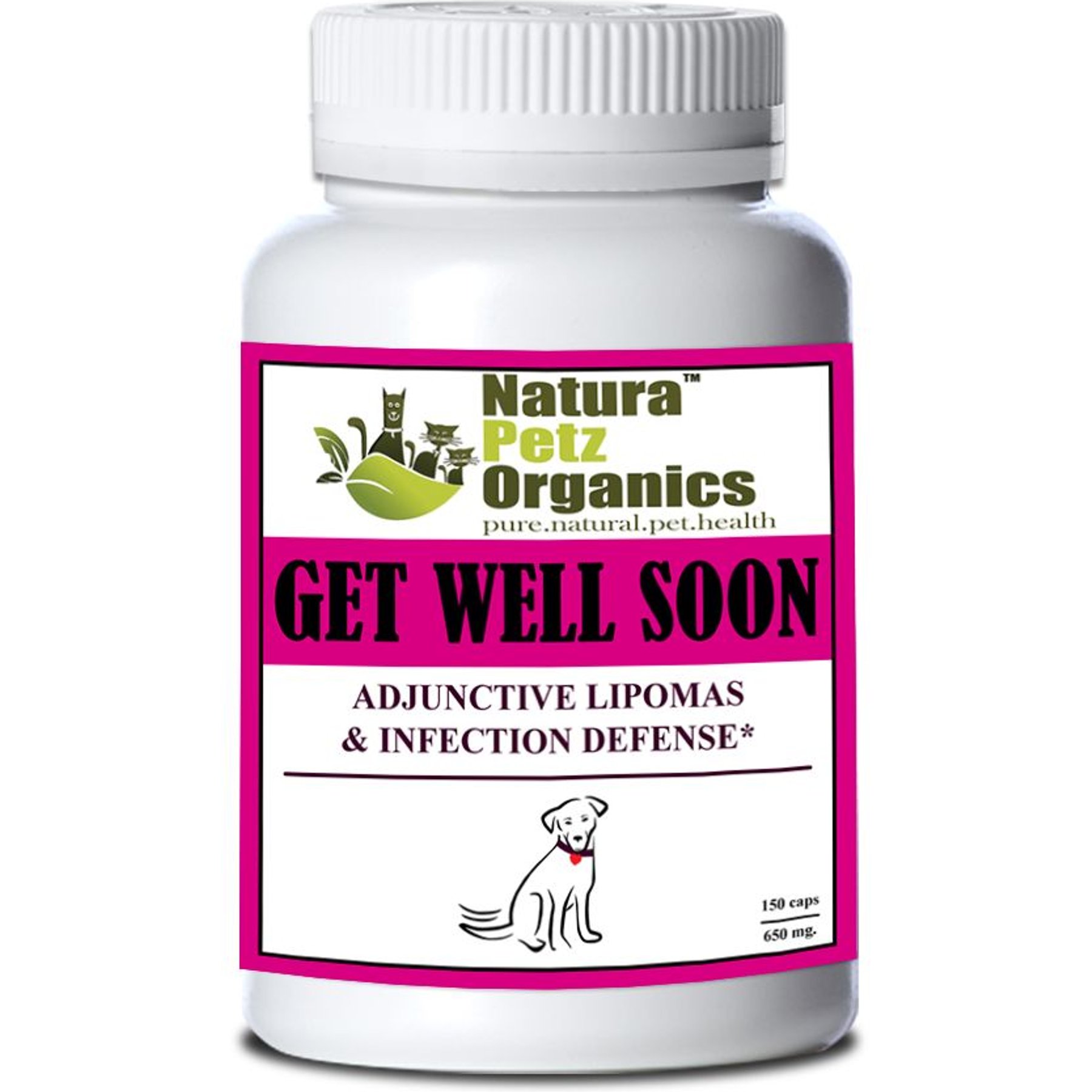 Natura Petz Organics Get Well Soon Dog Supplement, 150 count