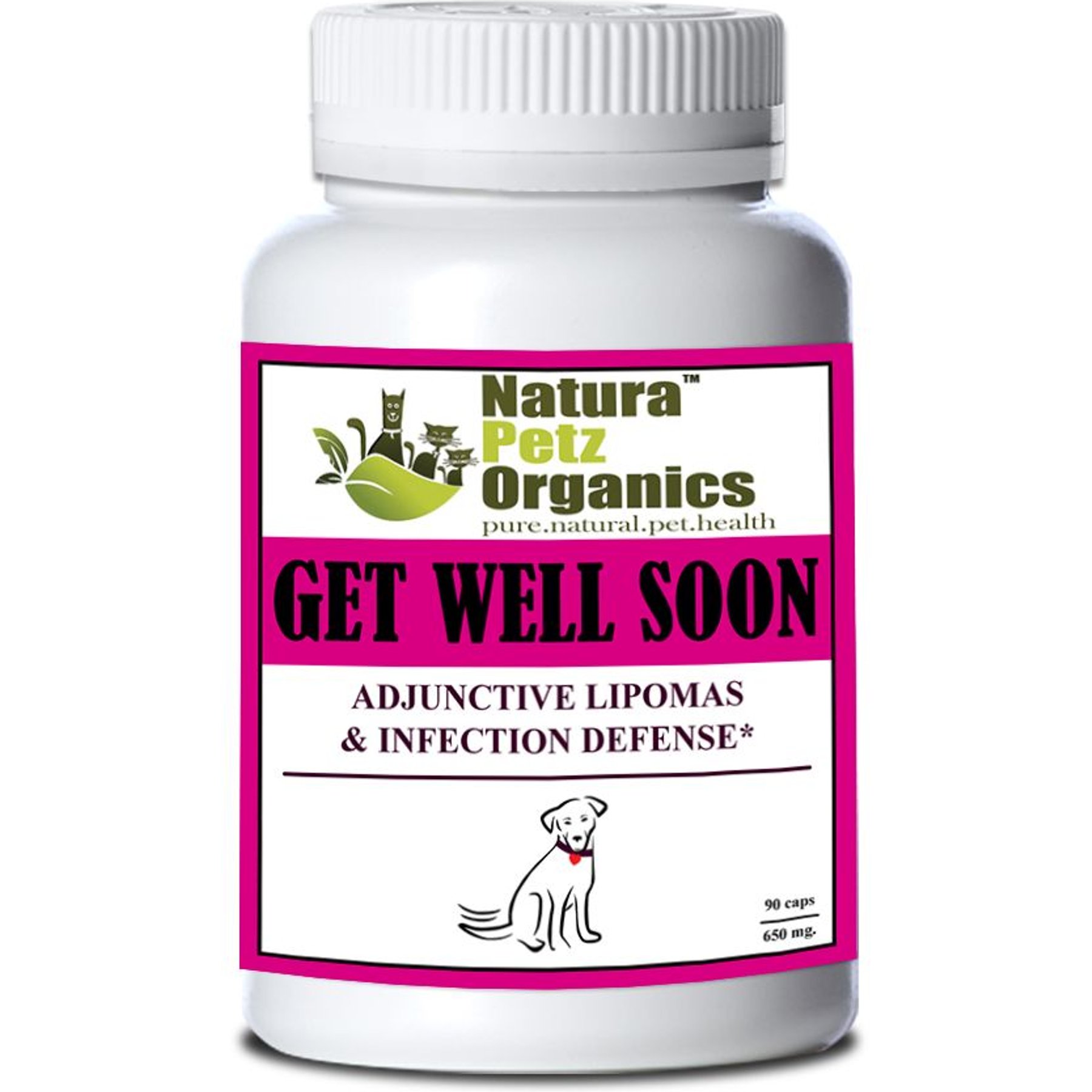 Natura Petz Organics Get Well Soon Dog Supplement, 90 count