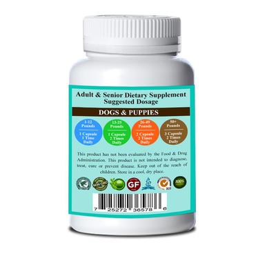 Show full view: Natura Petz Organics GLAND CANDY Omega 3 & 6 Lymphatic, Weight & Probiotic Immune Support* Dog Supplement, 150 count slide 3 of 6