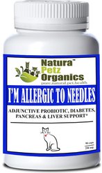 Natura Petz Organics I'm Allergic To Needles Cat Supplement, 90 count