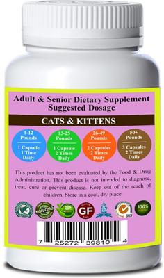 Show full view: Natura Petz Organics IMMUNE WARRIOR MAX* Immune Regulator & Anti-Inflammatory Support* Cat Supplement, 90 count slide 3 of 5