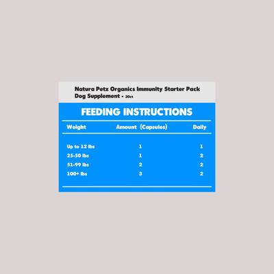 Show full view: Natura Petz Organics Immunity Starter Pack Dog Supplement, 30 count slide 3 of 3