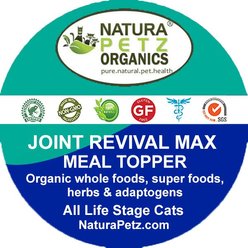 Natura Petz Organics JOINT REVIVAL MAX MASTER BLEND MEAL TOPPER* Neuro Muscular Hip & Joint Support* Cat Supplement, 4-oz jar slide 2 of 5