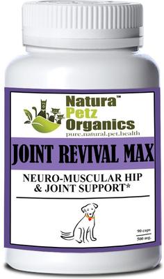 Show full view: Natura Petz Organics JOINT REVIVAL MAX* Neuro Muscular Hip & Joint Support* Dog Supplement slide 1 of 5
