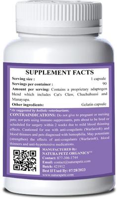 Show full view: Natura Petz Organics JOINT REVIVAL MAX* Neuro Muscular Hip & Joint Support* Dog Supplement slide 4 of 5