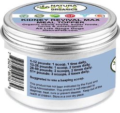 Natura Petz Organics KIDNEY REVIVAL MAX MEAL TOPPER* Master Blend Kidney Cleanse & Support* Dog Supplement, 4-oz jar slide 2 of 4