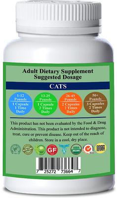 Show full view: Natura Petz Organics Kryptonite Cat Supplement, 250 count slide 3 of 4