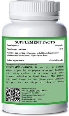 Show full view: Natura Petz Organics Kryptonite Cat Supplement, 250 count slide 4 of 4