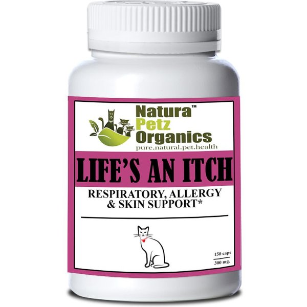 Natura Petz Organics LIFE'S AN ITCH! Respiratory, Allergy & Skin Support Cat Supplement