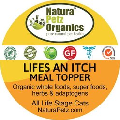 Natura Petz Organics Life's An Itch Turkey Flavored Powder Allergy Supplement for Cats, 4-oz tin slide 2 of 4