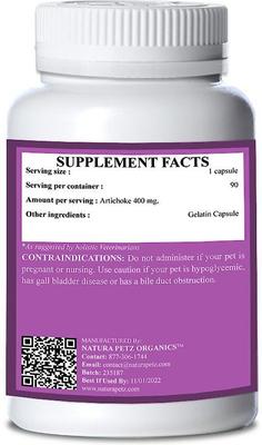 Show full view: Natura Petz Organics Love Your Liver Dog Supplement, 90 count slide 4 of 4