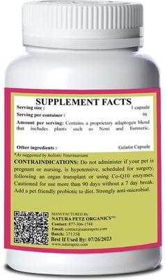Show full view: Natura Petz Organics Lumps & Bumps Capsules Cat Supplement, 90 count slide 4 of 4