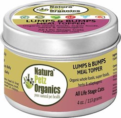 Natura Petz Organics Lumps & Bumps Turkey Flavored Powder Skin & Coat Supplement for Cats, 4-oz tin