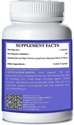 Show full view: Natura Petz Organics Maca Master Dog Supplement, 90 count slide 4 of 4