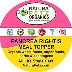 Natura Petz Organics PANCREA RIGHTIS MAX MEAL TOPPER* Pancreas Inflammation & Flow Support* Cat Supplement, 4-oz jar slide 2 of 5