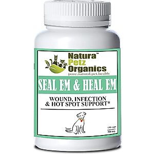 Natura Petz Organics Seal Em & Heal Em Homeopathic Medicine for Wounds for Dogs, 150 count