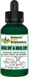 Natura Petz Organics Seal Em & Heal Em Tincture Bird & Small Animal Supplement, 1-fl oz bottle