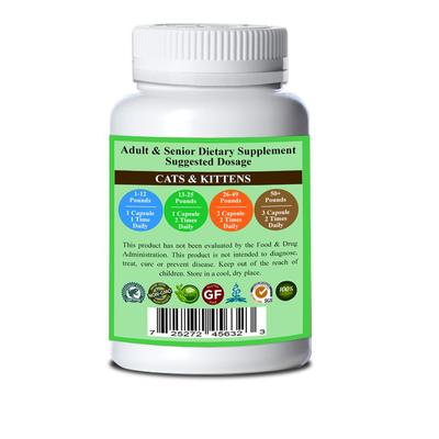 Show full view: Natura Petz Organics SERENITY ZEN - Anxiety, Stress, Relaxation & Multi-Systems Calming Support* Cat Supplement, 150 count slide 3 of 5