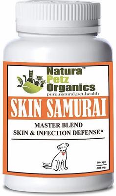 Show full view: Natura Petz Organics SKIN SAMURAI MAX* - Master Blend Skin, Coat & Infection Defense Support* Dog Supplement slide 1 of 5