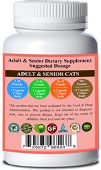 Natura Petz Organics SOOTHED & SERENE* - All Systems Anxiety, Calming & Stress Support* Cat Supplement, 90 count slide 2 of 3