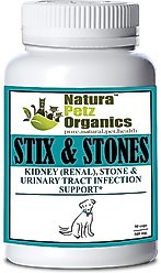 Natura Petz Organics Stix & Stones Dog Supplement, 90 count