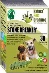 Natura Petz Organics Stone Breaker Starter Pack Homeopathic Medicine for Bladder Stones & Kidney Stones for Dogs, 30 count slide 1 of 3