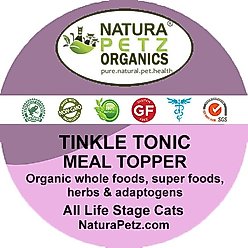 Natura Petz Organics TINKLE TONIC MEAL TOPPER* Urethral Blockage Support* Cat Supplement, 4-oz jar slide 2 of 5