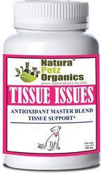 Natura Petz Organics TISSUE ISSUES* Antioxidant Master Blend Tissue Support* Dog Supplement, 150 count