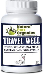 Natura Petz Organics Travel Well Dog Supplement, 90 count