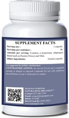 Show full view: Natura Petz Organics Travel Well Dog Supplement, 90 count slide 4 of 4