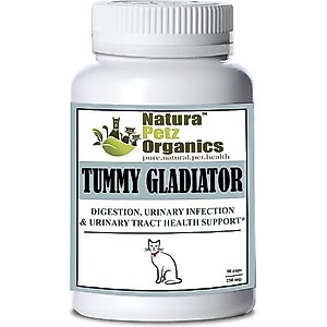 Natura Petz Organics Tummy Gladiator Cat Supplement, 90 count