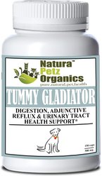 Natura Petz Organics TUMMY GLADIATOR - Digestion, Adjunctive Reflux & Urinary Tract Support* Dog Supplement slide 1 of 4