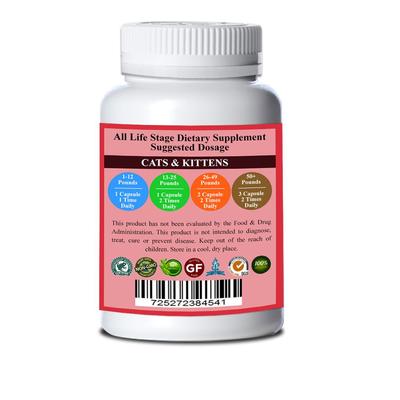 Show full view: Natura Petz Organics Turmeric The Magnificent Cat Supplement, 90 count slide 3 of 4