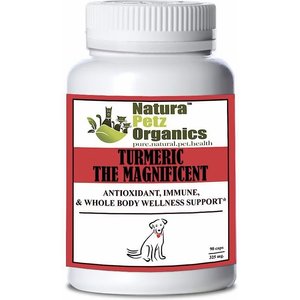 Natura Petz Organics Turmeric The Magnificent Dog Supplement, 90 count