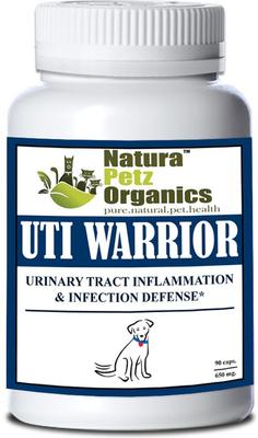 Show full view: Natura Petz Organics UTI Warrior Dog Supplement, 90 count slide 1 of 5