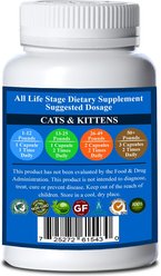 Natura Petz Organics UTI WARRIOR MAX* Chronic Urinary Tract Infection & Inflammation Support* Cat Supplement, 150 count slide 2 of 4