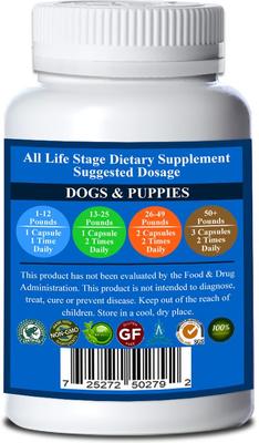 Show full view: Natura Petz Organics UTI WARRIOR MAX* Chronic Urinary Tract Infection & Inflammation Support* Dog Supplement, 250 count slide 3 of 5