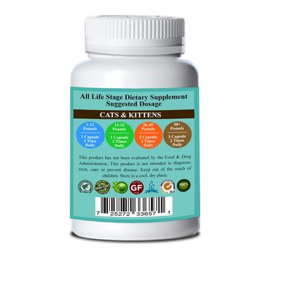 Show full view: Natura Petz Organics Vitamin Ninja Cat Supplement, 90 count slide 3 of 4