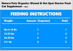 Natura Petz Organics Wound & Hot Spot Starter Pack Cat Supplement, 30 count slide 2 of 2