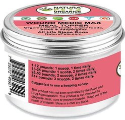 Natura Petz Organics WOUND MEDIC MAX MEAL TOPPER* Master Wound, Skin & Coat Support* Dog Supplement, 4-oz jar slide 2 of 4