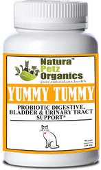 Natura Petz Organics Yummy Tummy Cat Supplement, 90 count