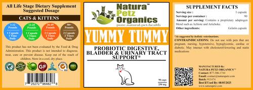 Show full view: Natura Petz Organics Yummy Tummy Cat Supplement, 90 count slide 4 of 4