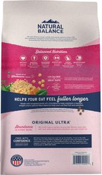 Natural Balance Fat Cats with Chicken Meal, Salmon Meal, Garbanzo Beans, Peas & Oatmeal Dry Cat Food, 15-lb bag slide 2 of 8