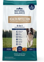 Natural Balance Health Protection Adult Real Chicken, Brown Rice & Pumpkin Dry Dog Food, 4-lb bag